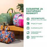 Teeäärne klassikaline steppitud reisikott