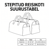 Kilpkonna fiesta steppitud reisikott