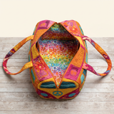 Hippie bussi steppitud reisikott