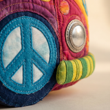 Hippie bussi steppitud reisikott