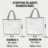Käsitööna valminud kott - Šnautser